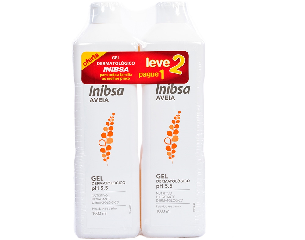 GEL INIBSA BANHO MULTICEREAIS 2X1L LEVE 2 PAGUE 1