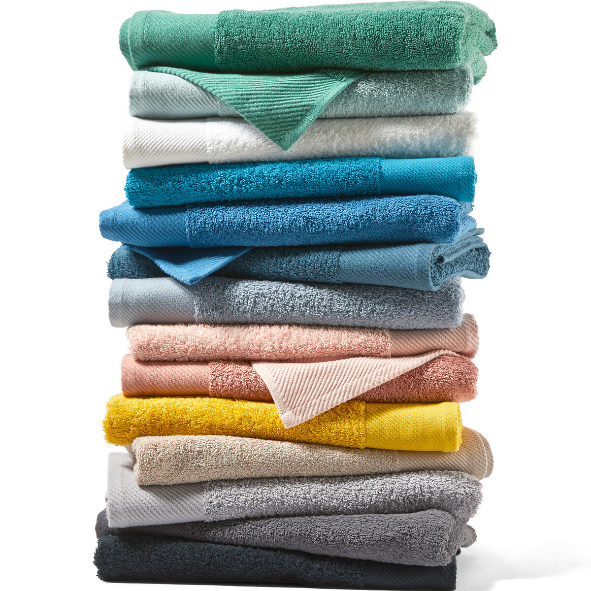 LA REDOUTE INTERIEURS<br>Toalha de banho lisa 500 g/m², Scenario