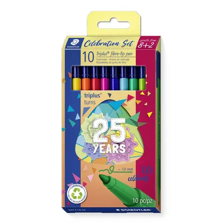 STAEDTLER® triplus® color 323 Fasermaler 10er Set