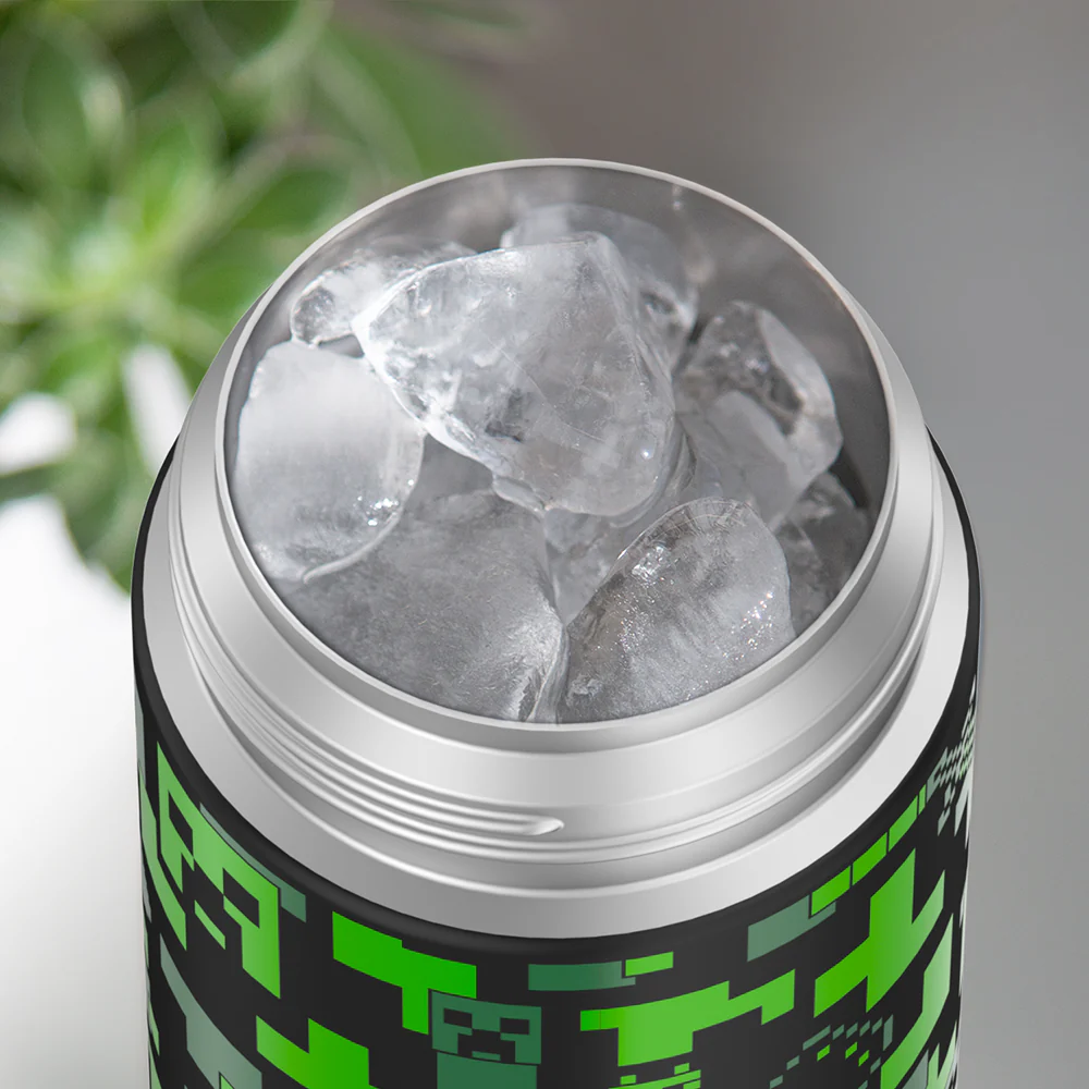 12oz FUNTAINER® WATER BOTTLE MINECRAFT
