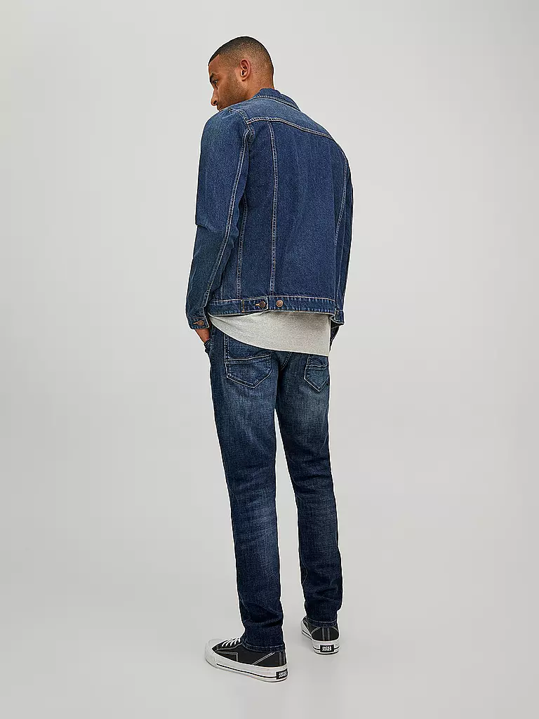 JACK & JONES Jeans Slim Fit JJIGLENN dunkelblau