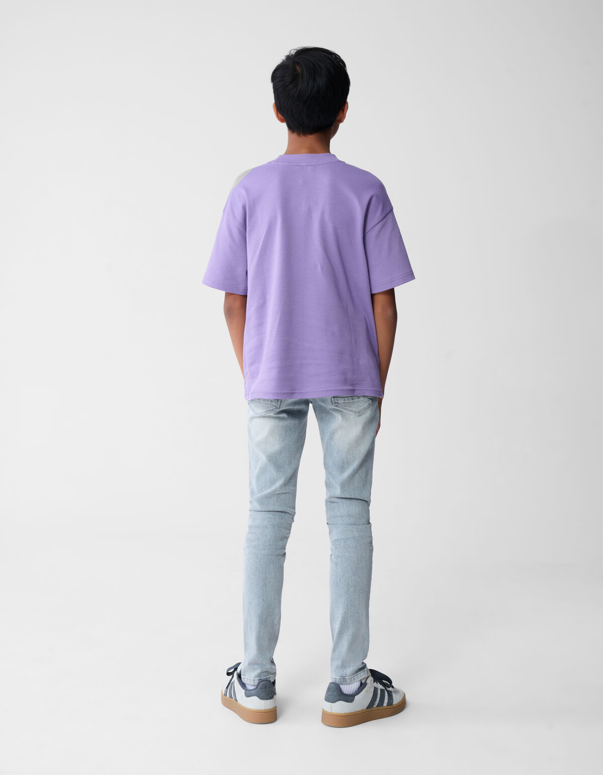 Tapered Fit Jeans Grijs
