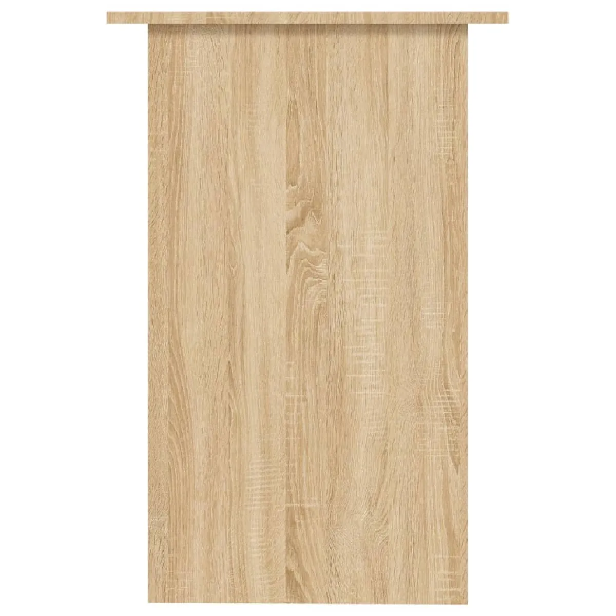 Helloshop26 Bureau informatique chêne sonoma 90x50x74 cm bois d'ingénierie brun