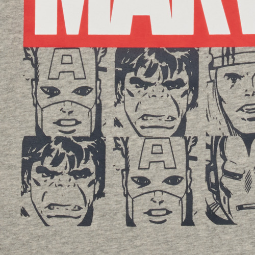 Name it - NKMMACKIN MARVEL SS TOP - Gris