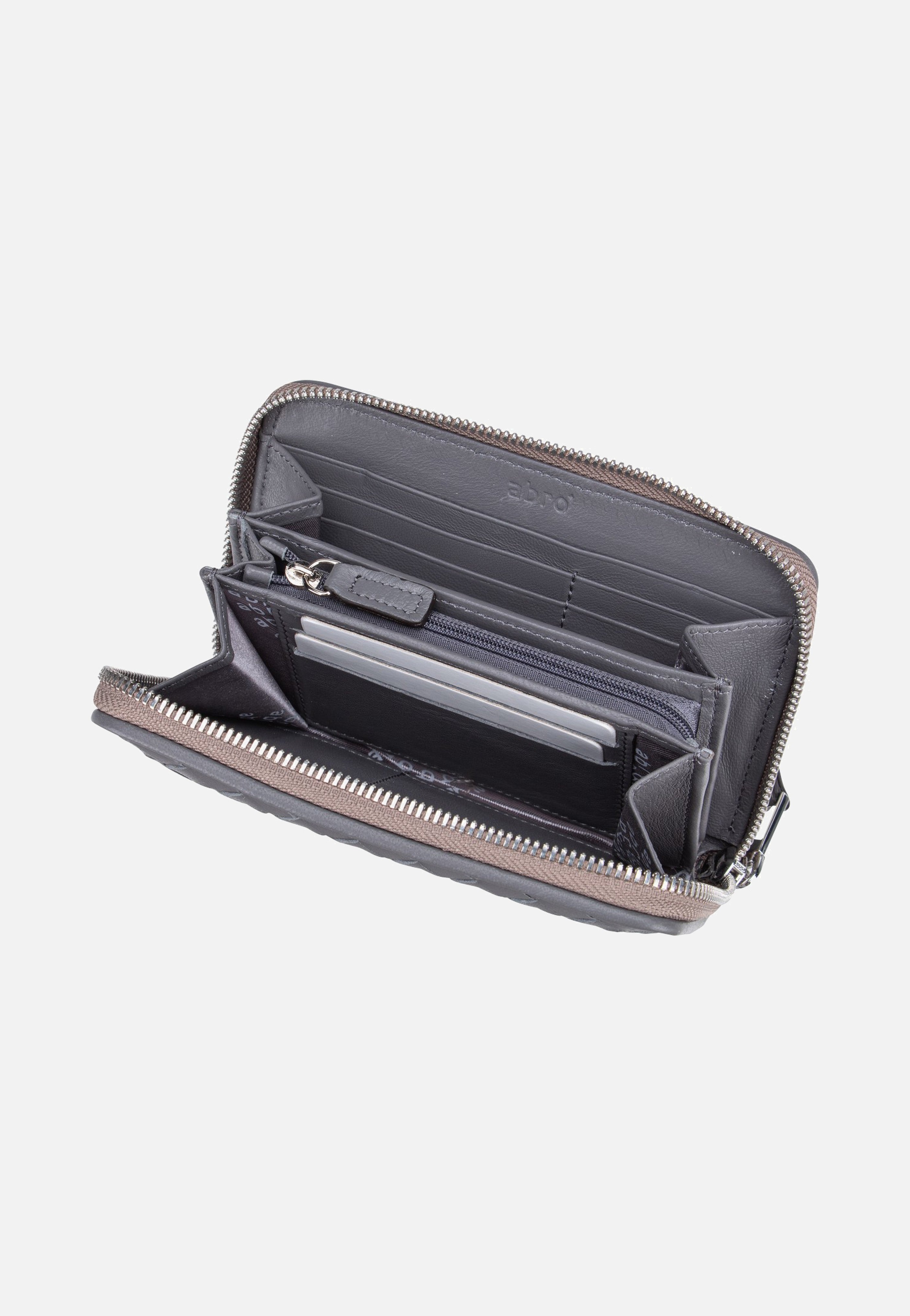Piuma Weaving Wallet M Zinc - Portemonnaie