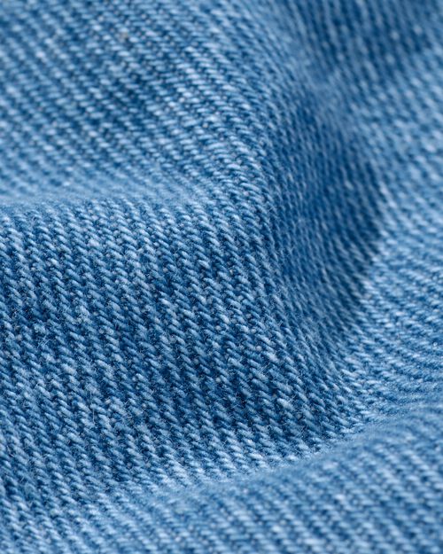gilet bébé denim/teddy bleu clair