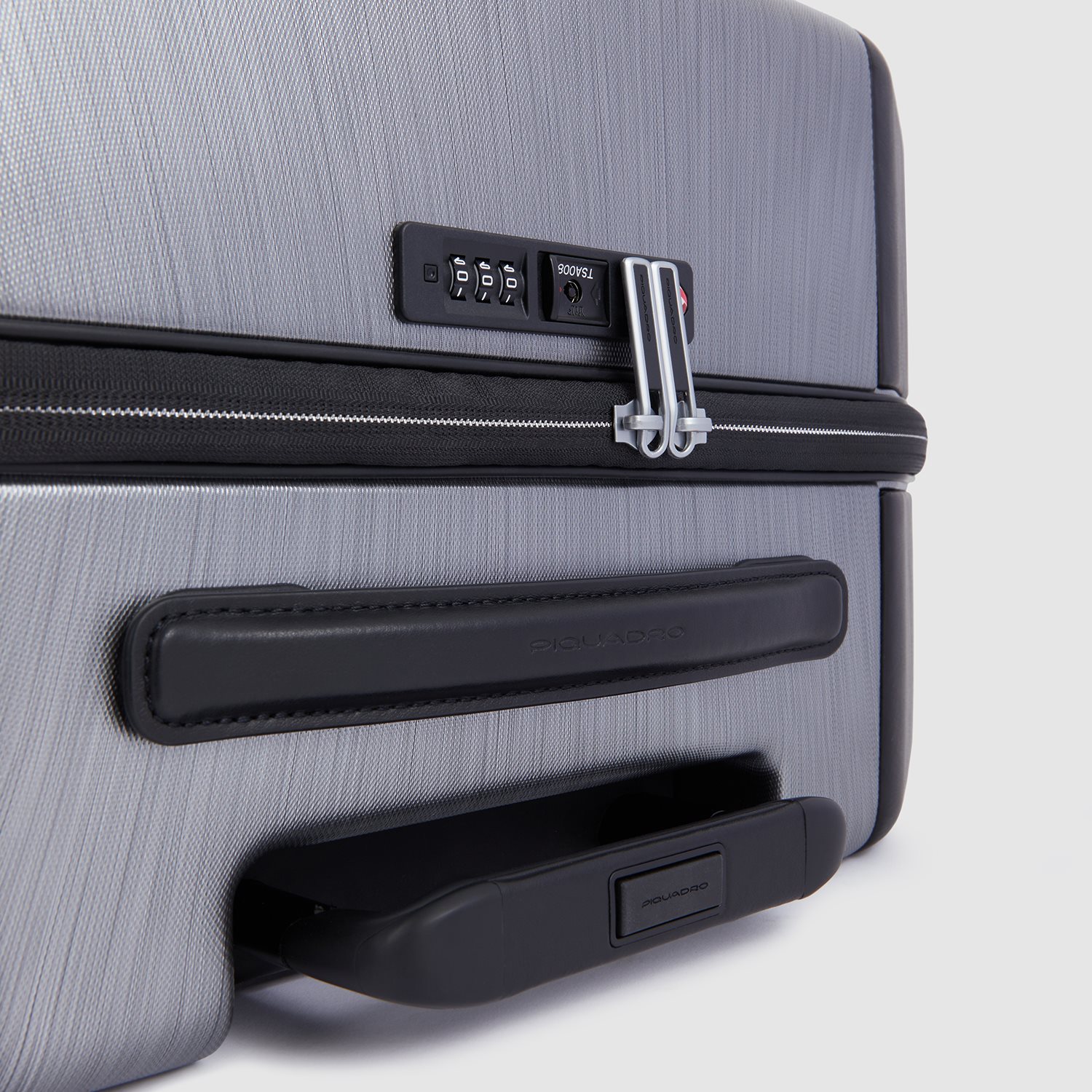 Piquadro PQ-Light Premium Medium Size Spinner 68 grey-black