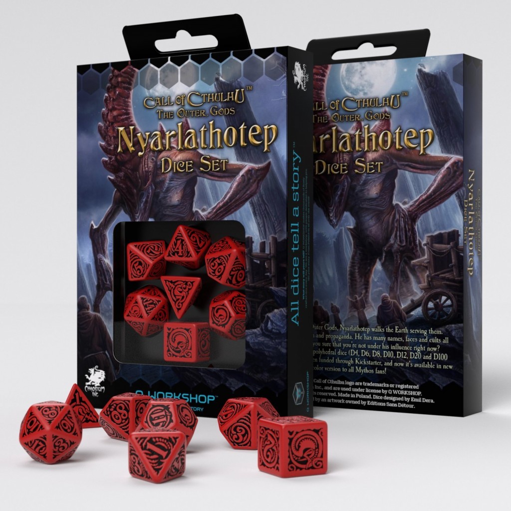 Call of Cthulhu The Outer Gods - Nyarlathotep Dice Set