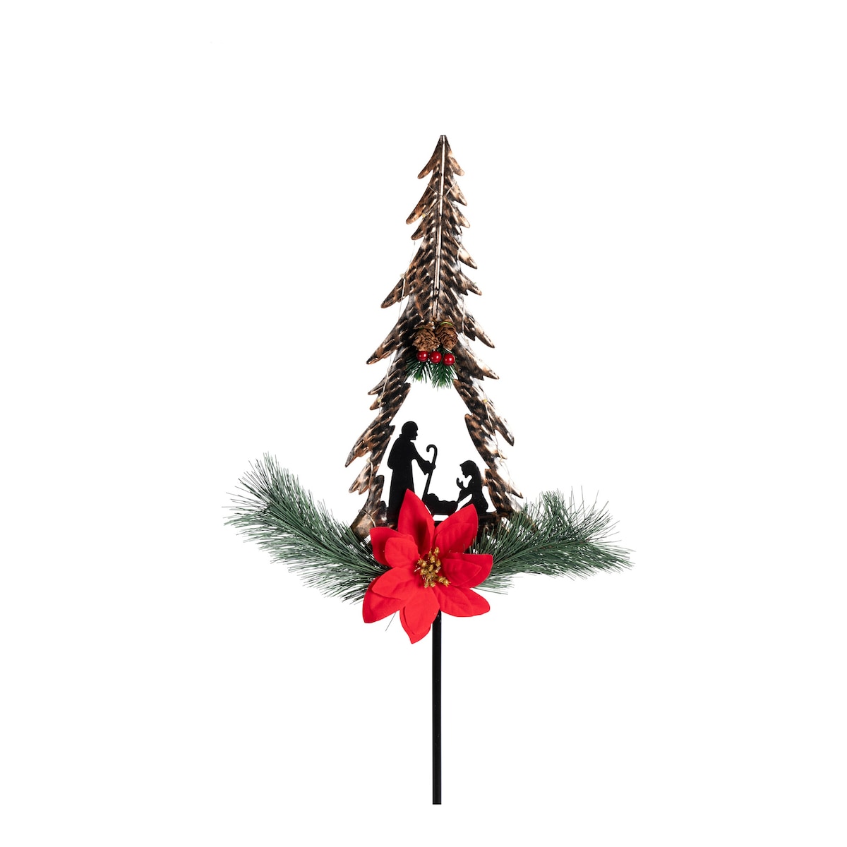 viva domo - Solar-Gartenstecker - Tannenbaum