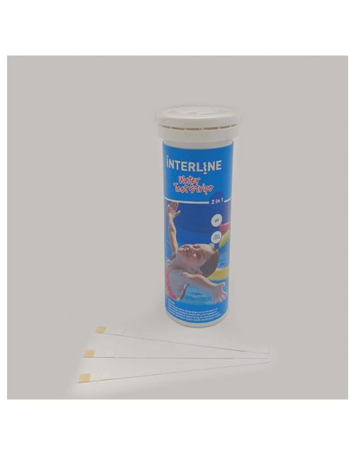 Interline Teststrips Chloor & Ph - Zwembad-Onderhoud - 25 stuks