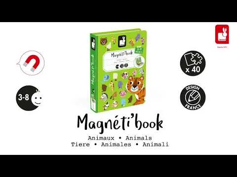 Janod Livre Magnétique - Animaux