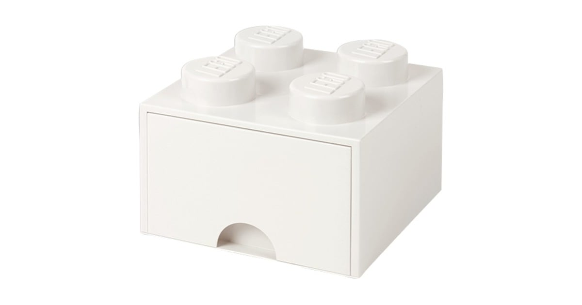 Room CopenhagenLEGO Brick Drawer 4 Wit opbergdoos  (Wit)