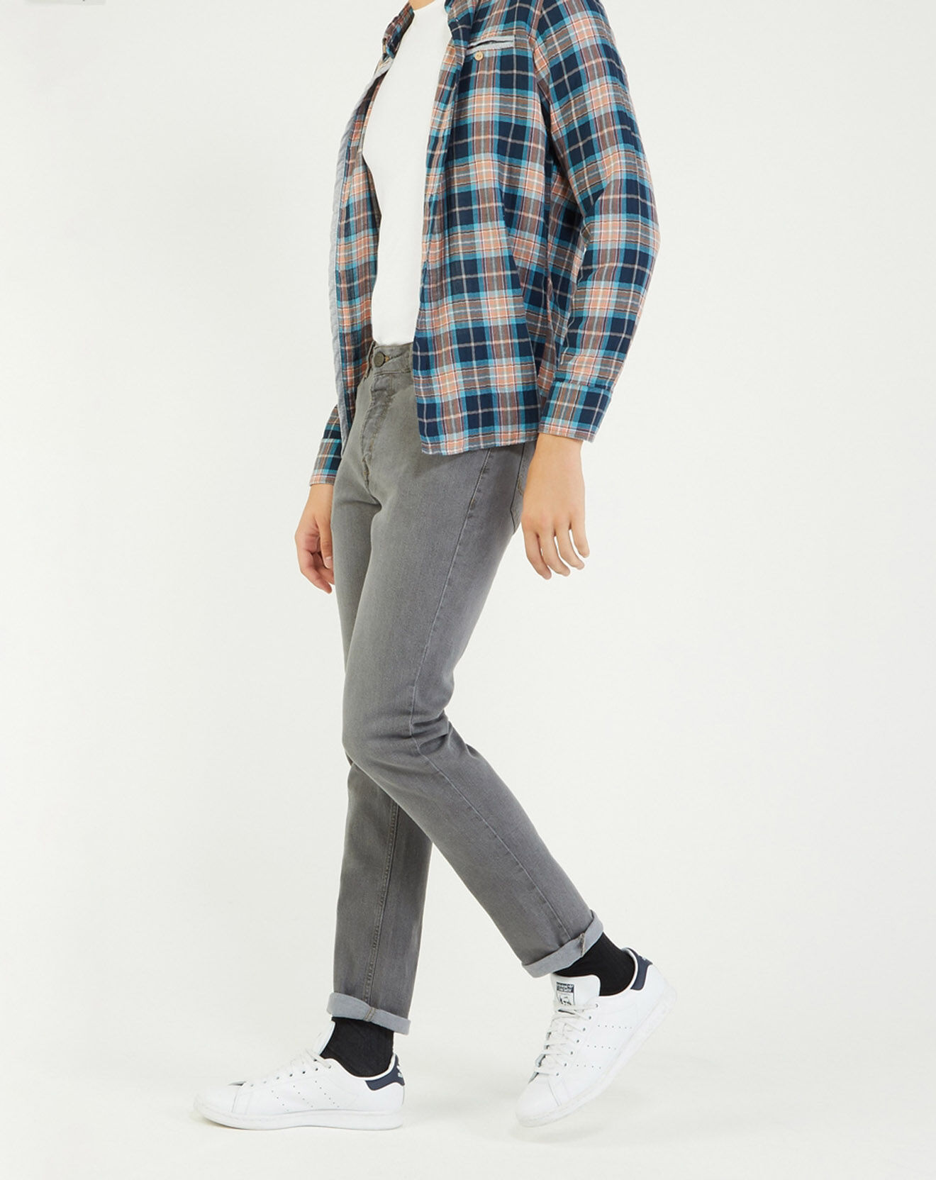 Oxbow Jean ajustée Boanga gris