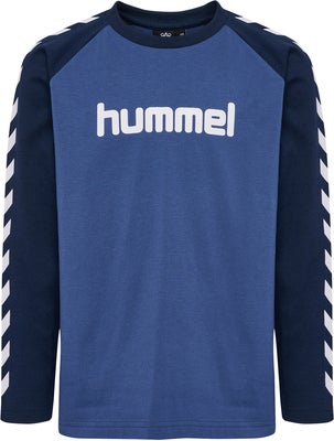 Hummel Boys  Langermet T-skjorte, True Navy