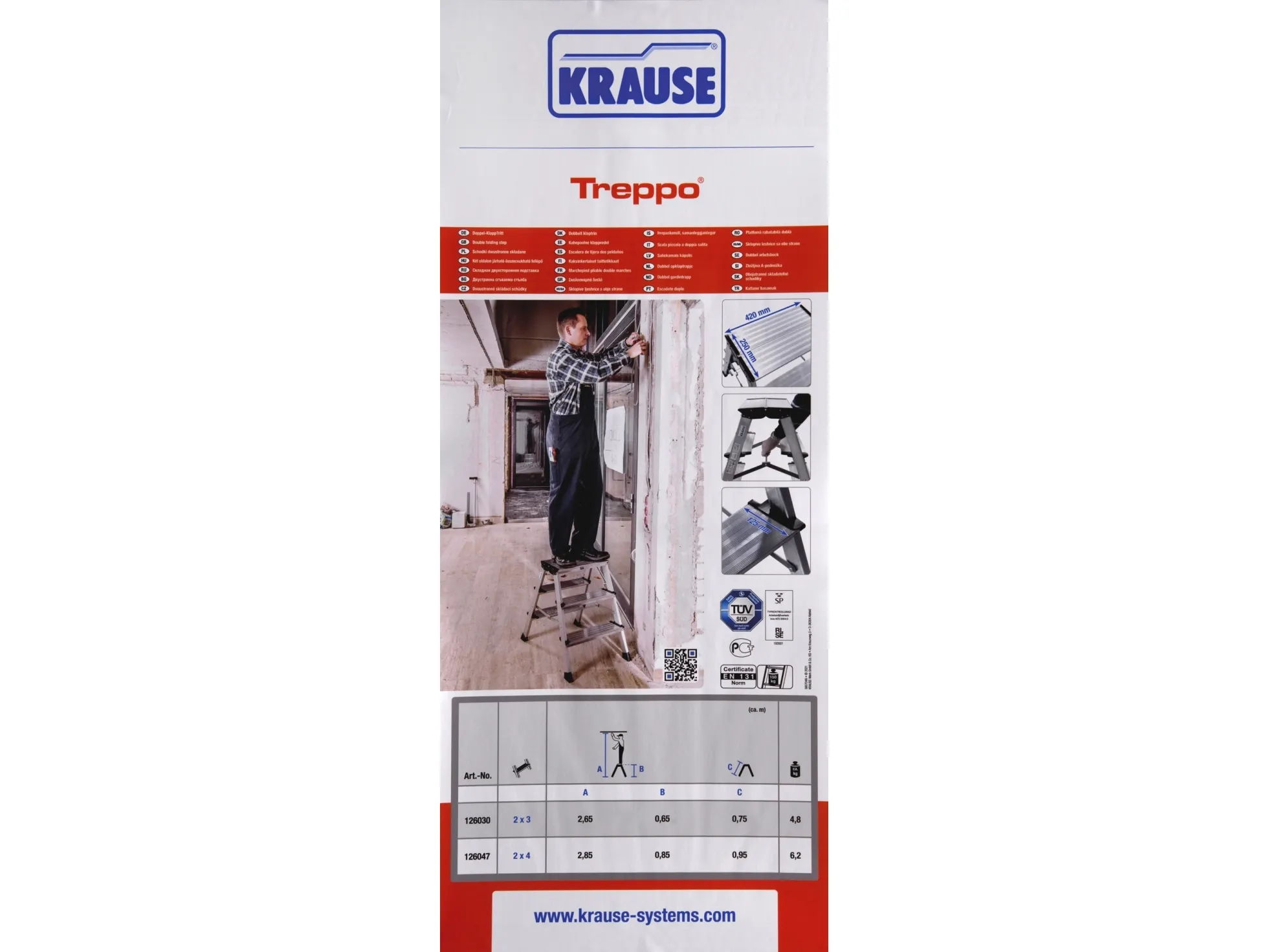 Krause Foldetrappe Monto Treppo