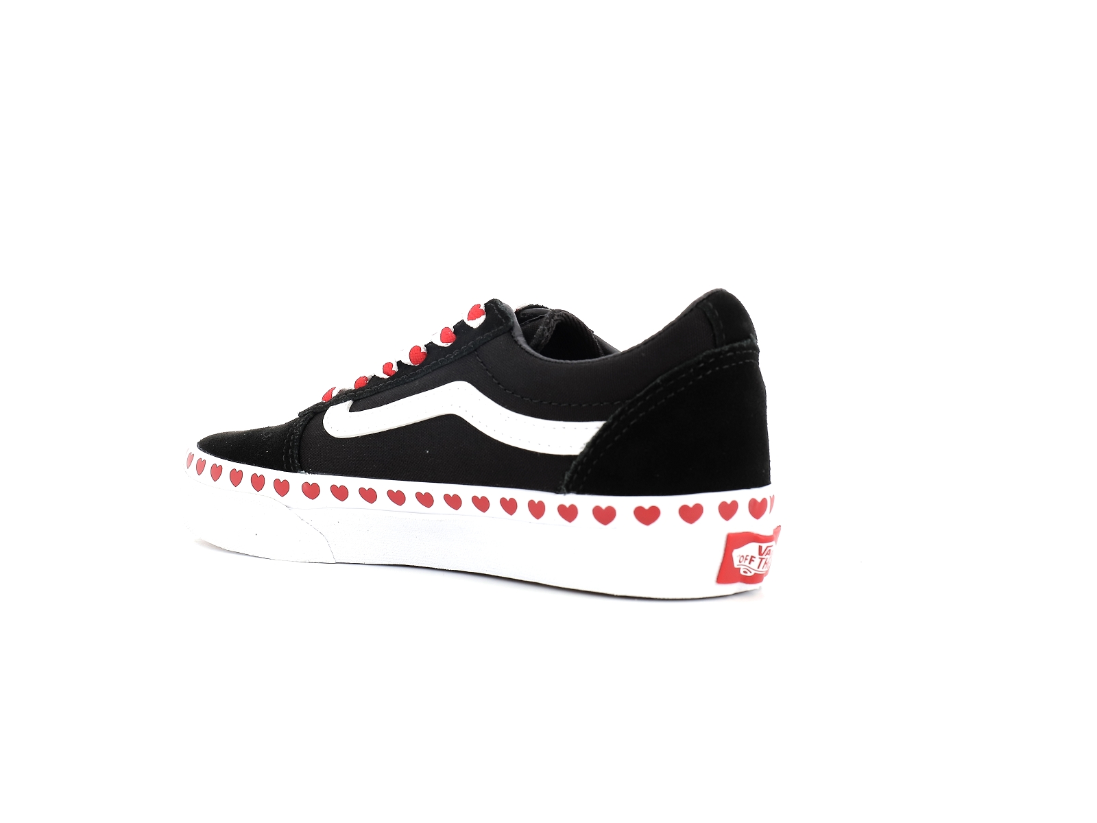 Vans-VN0A5KR7AQZ1 Textile Noir Rouge