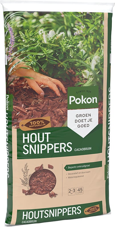 Pokon Houtsnippers Cacaobruin 45 L