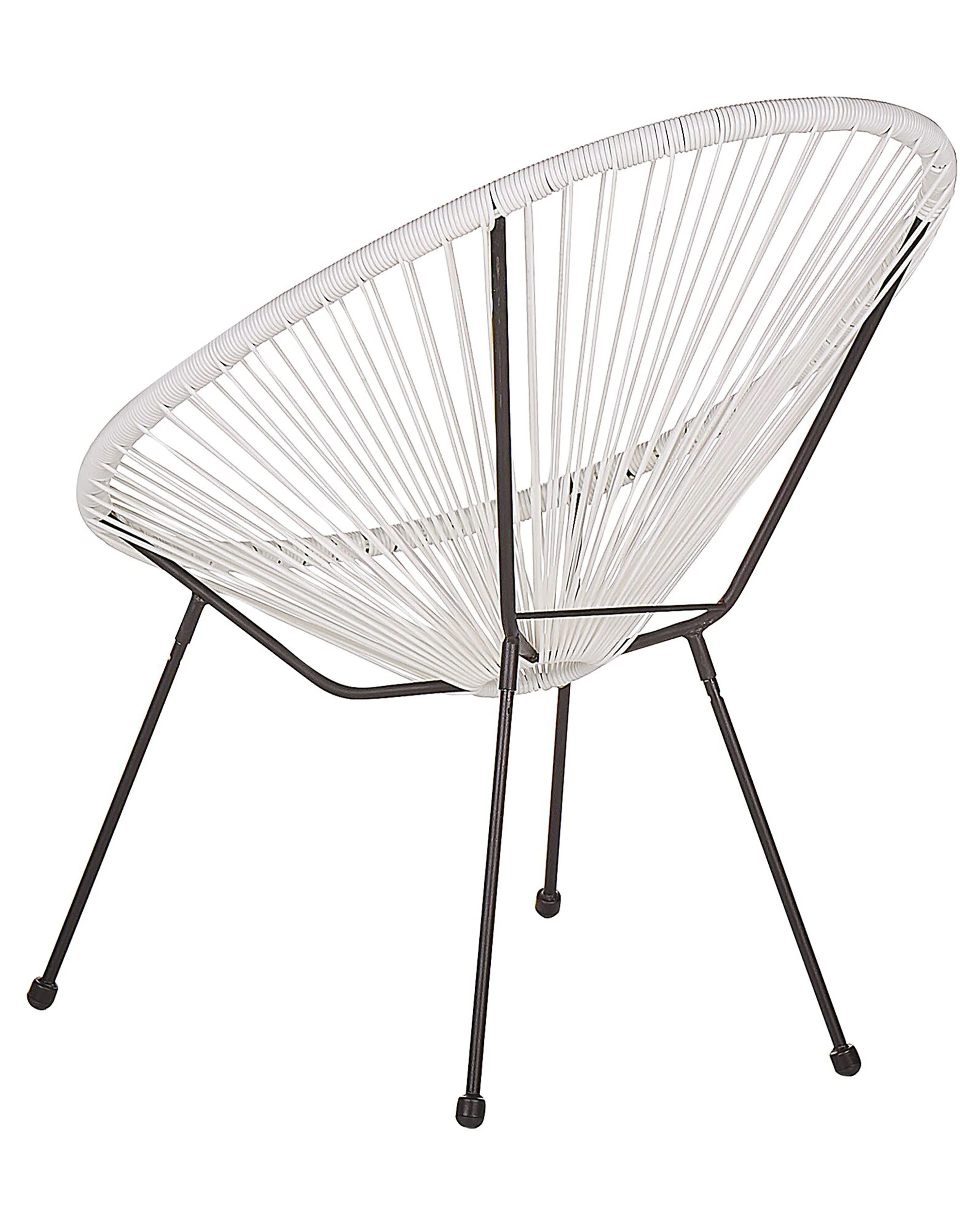 Set van 2 tuinstoelen ACAPULCO II PE rotan Wit