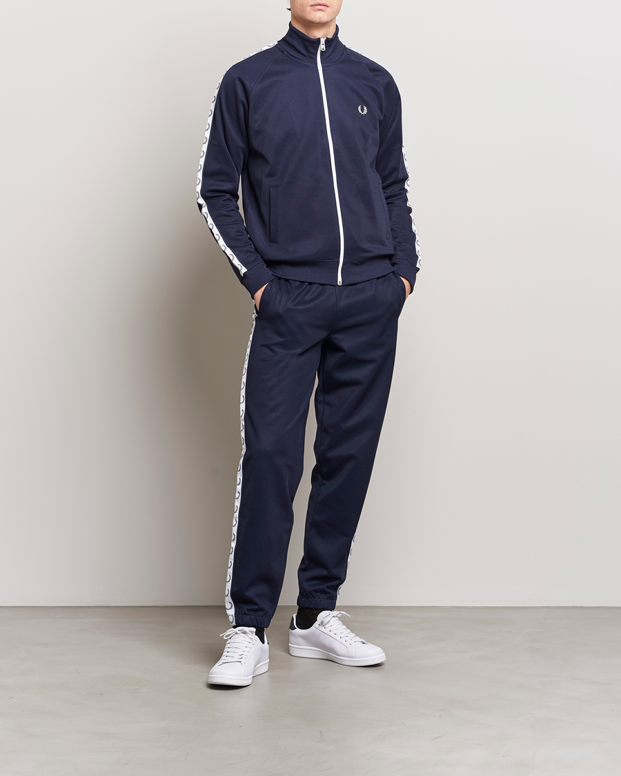 Fred Perry Taped Track Pants Carbon blue