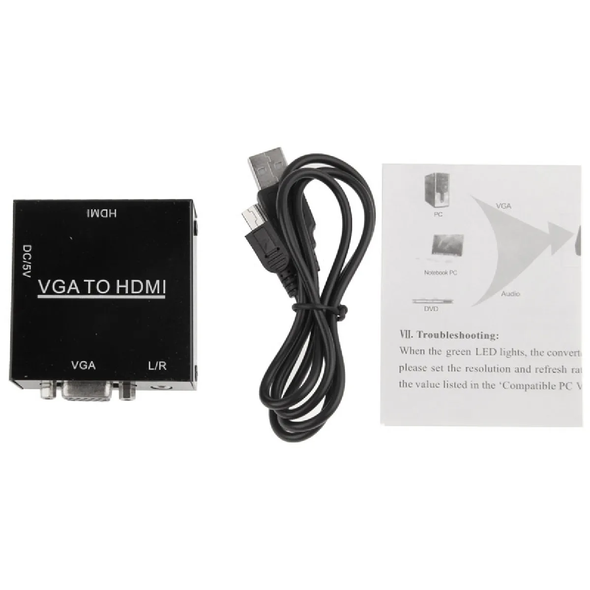 Wewoo Scaler Box VGA à HDMI