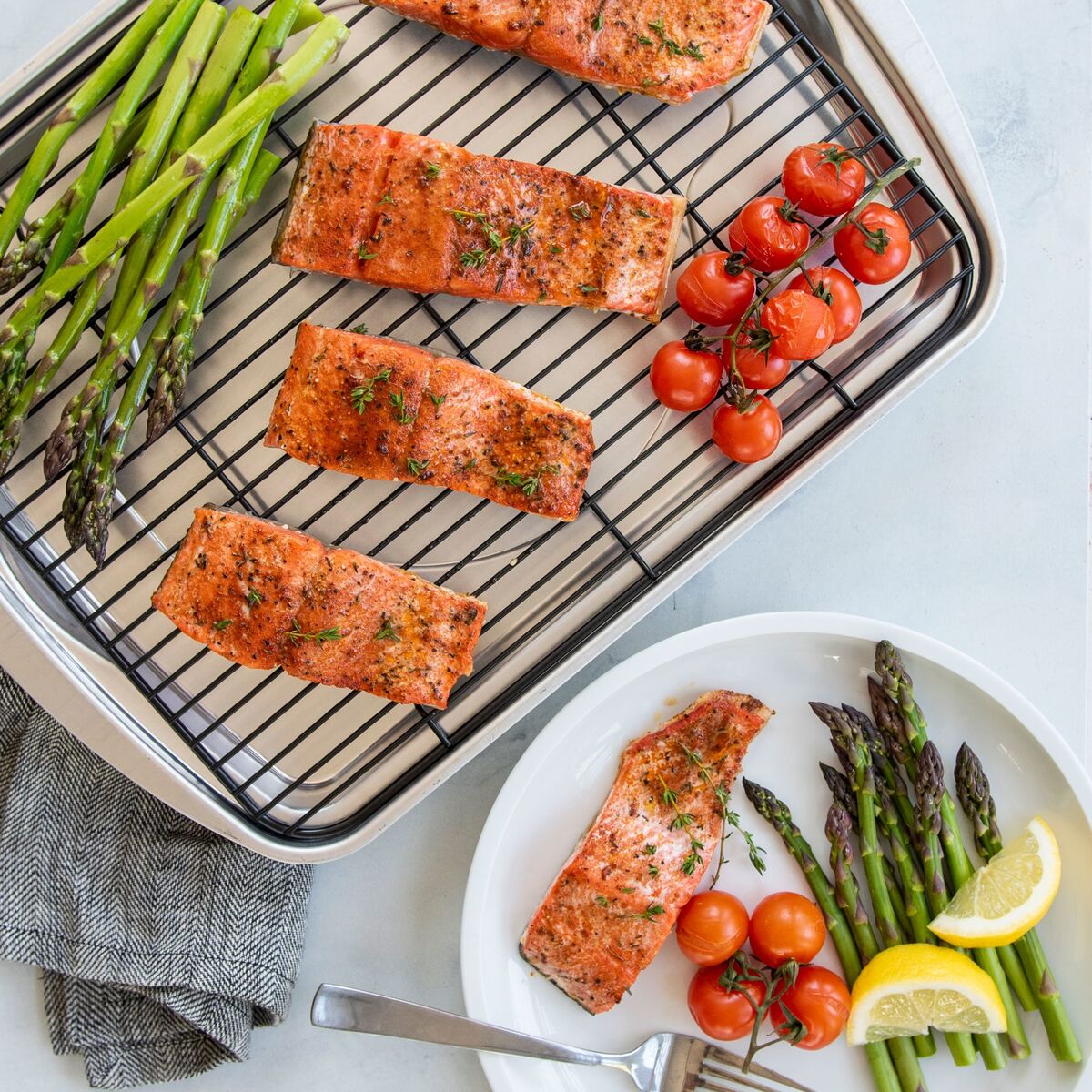 Naturals® stekebrett med grillrist