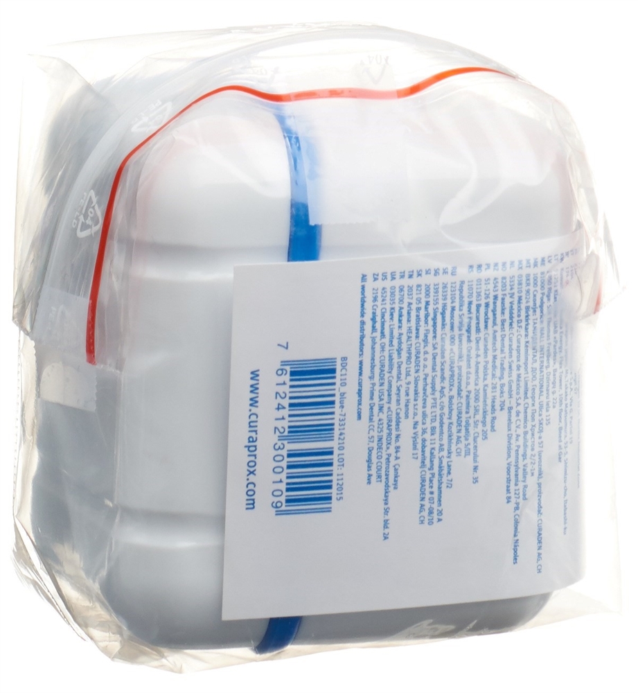 CURAPROX BDC 110 Prothesen Reinigungsbehälter blau 1 Stk