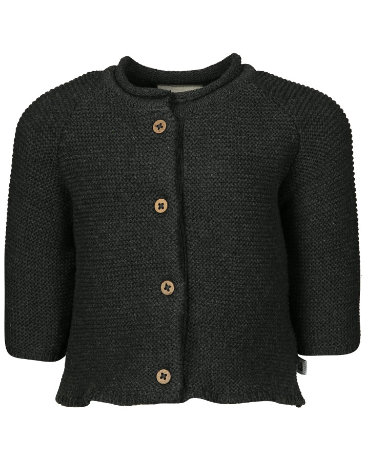 Strickjacke DESIERTO in anthrazit melange