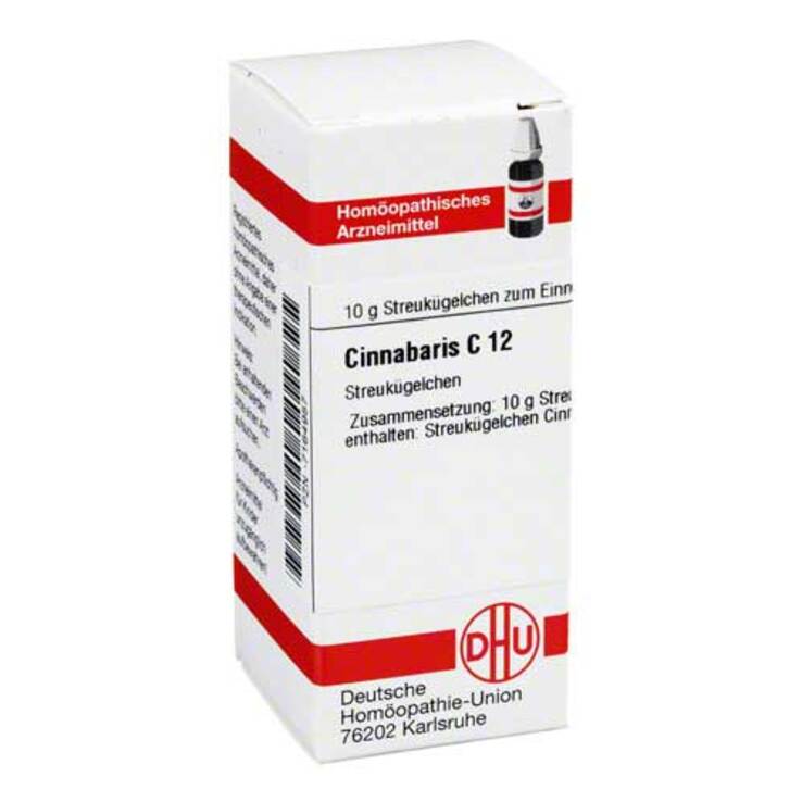 DHU Cinnabaris C 12 Globuli, 10 g