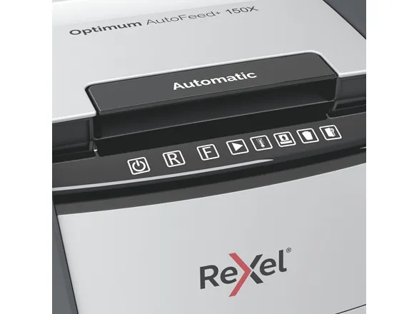 Makulator Rexel Optimum AutoFeed  150X krydsmakulering 4x28 mm (P-4)