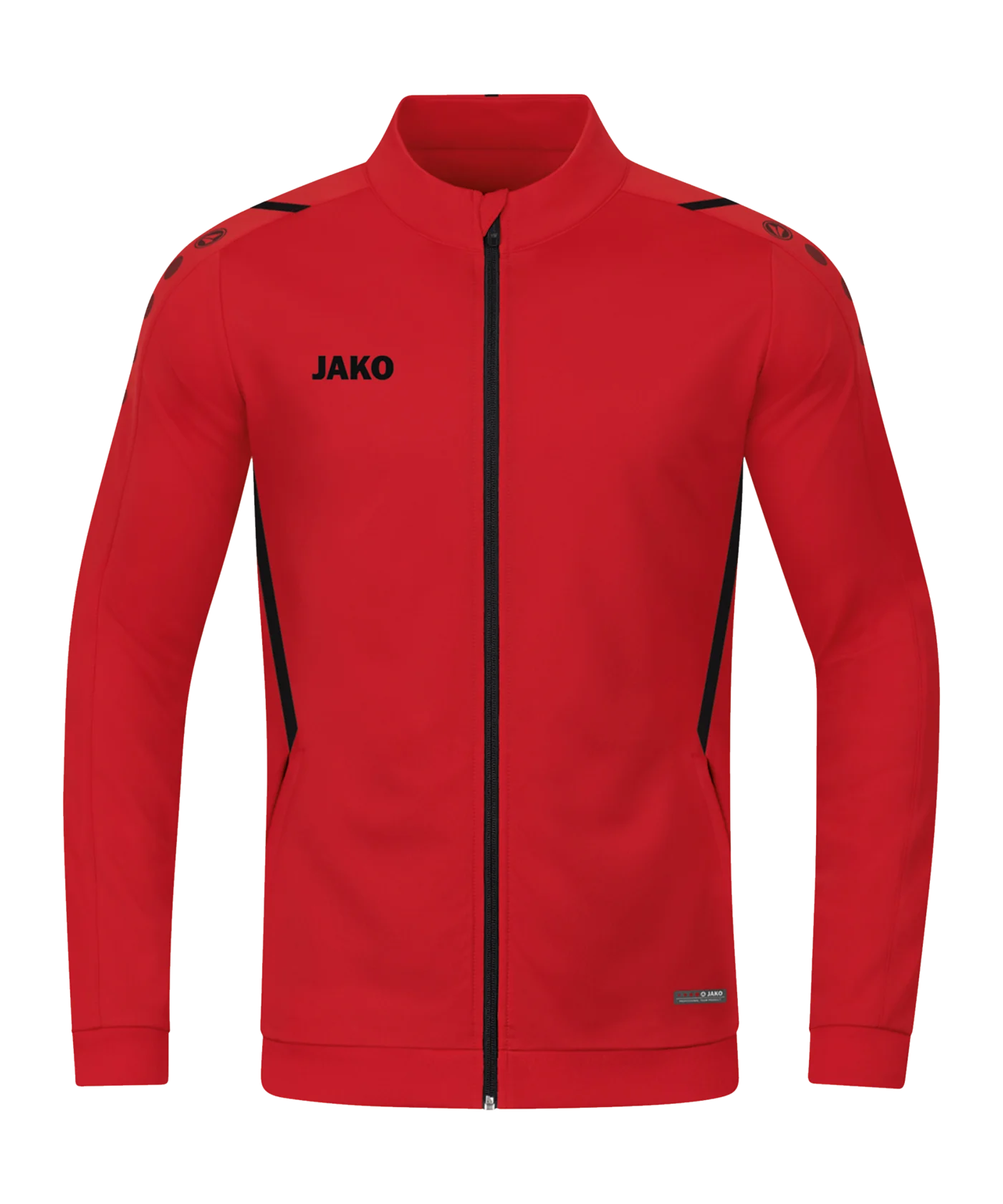 JAKO Challenge Polyesterjacke Rot Schwarz F101