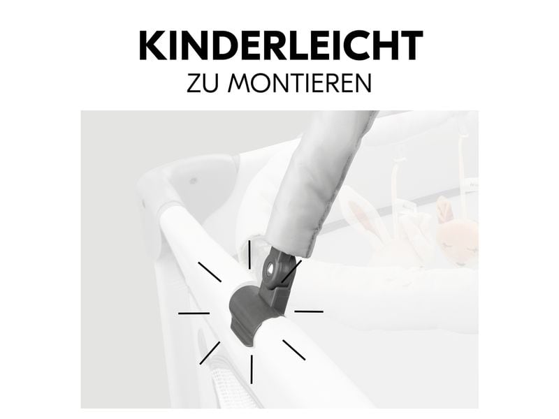 Hauck Mobile Wald Weiss Spielcover Mobile für Hauck Reisebetten