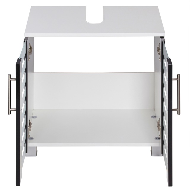 welltime Waschbeckenunterschrank »Jaca« Breite 60 cm, mit MDF Hochglanz-Fronten