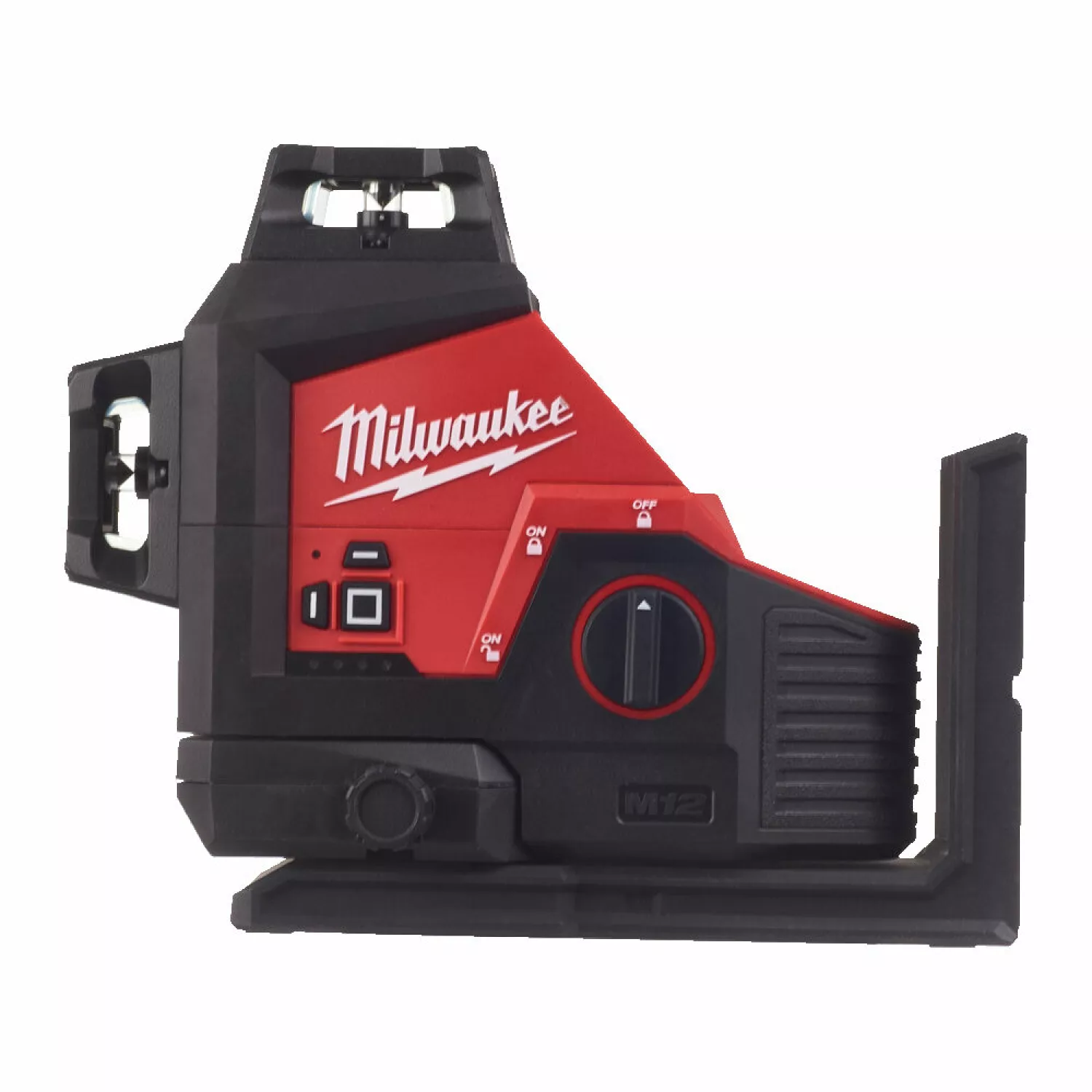 Milwaukee M12 3PL-0C 12V Li-Ion accu kruislijnlaser body in koffer - 3 lijnen - Groen - 38m