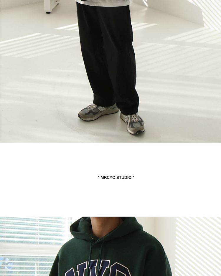 MRCYC - Hoodie met letters en applicaties