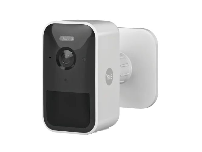 Yale Smart Outdoor Camera und Solar Charger Starter-Set Kabellose WLAN-Aussen-Kamera mit Akku und Solarpanel
