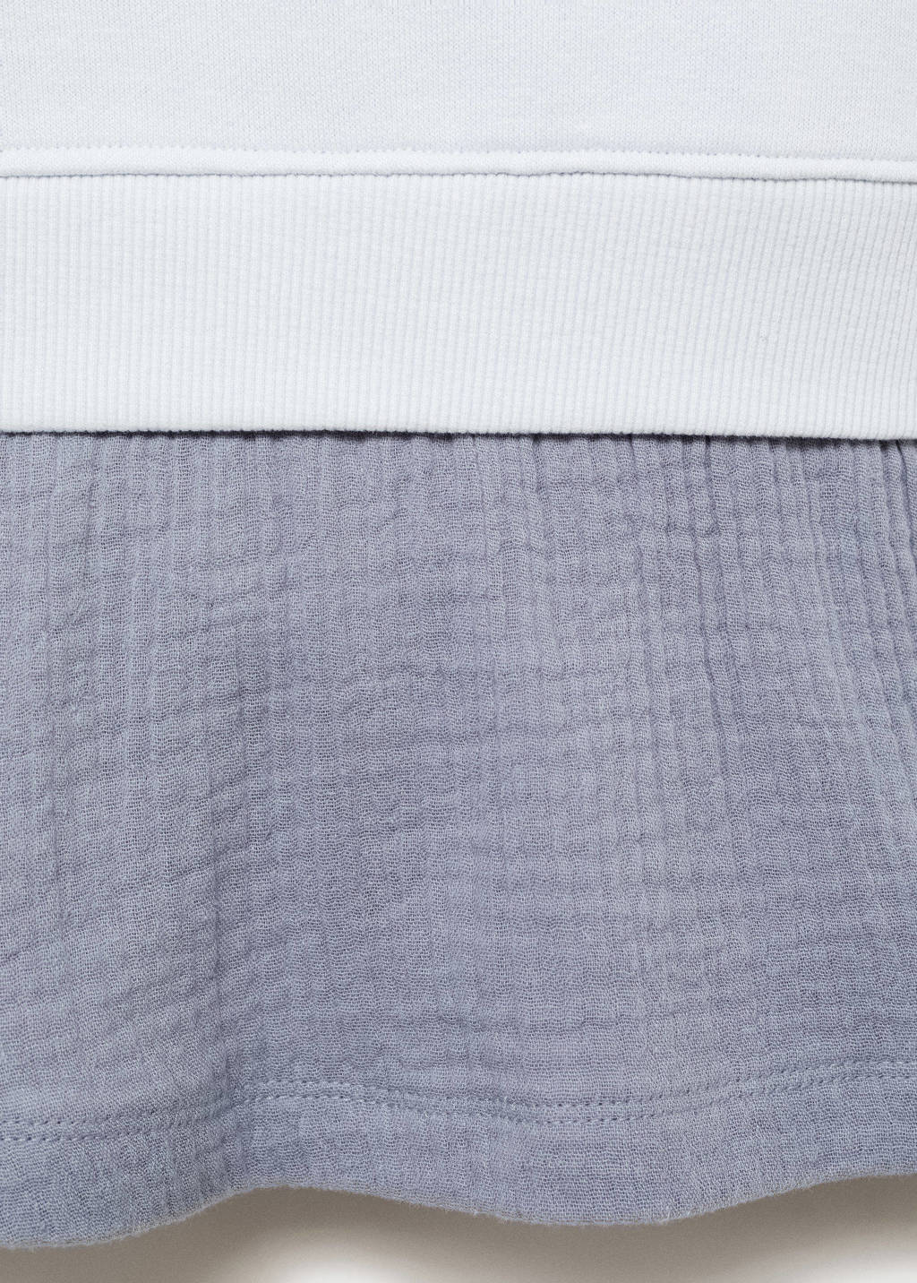 Mango Kids sweatjurk lichtblauw
