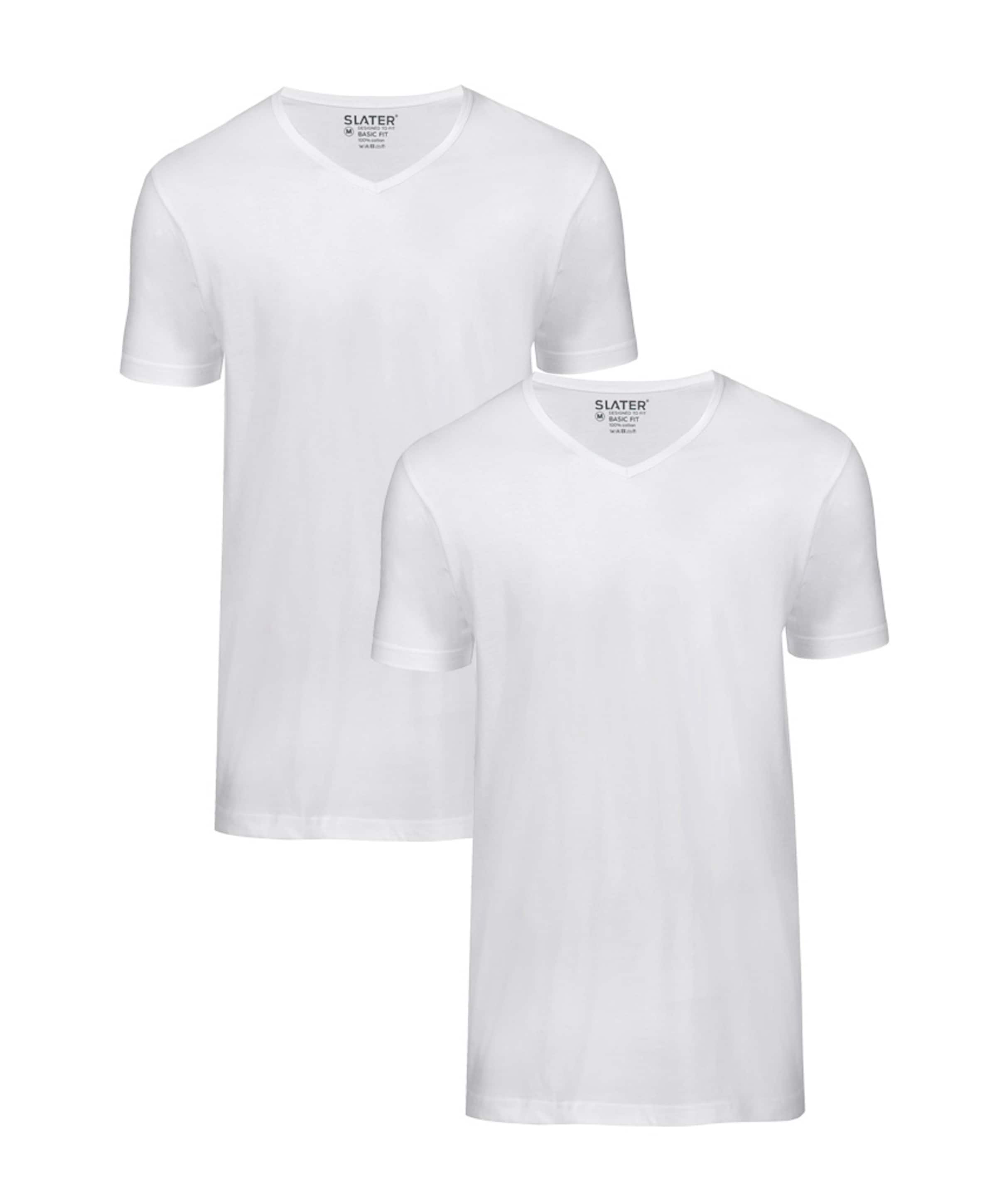 Slater Heren T-shirt wit
