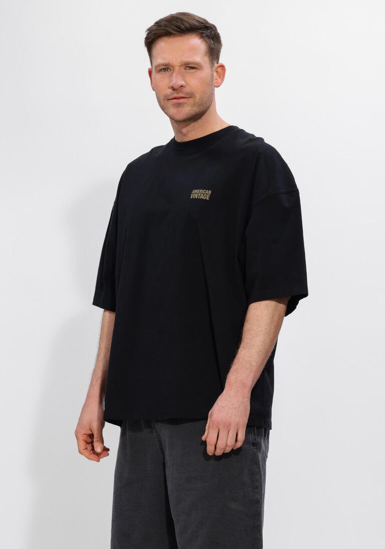 zwarte american vintage t-shirt gixy