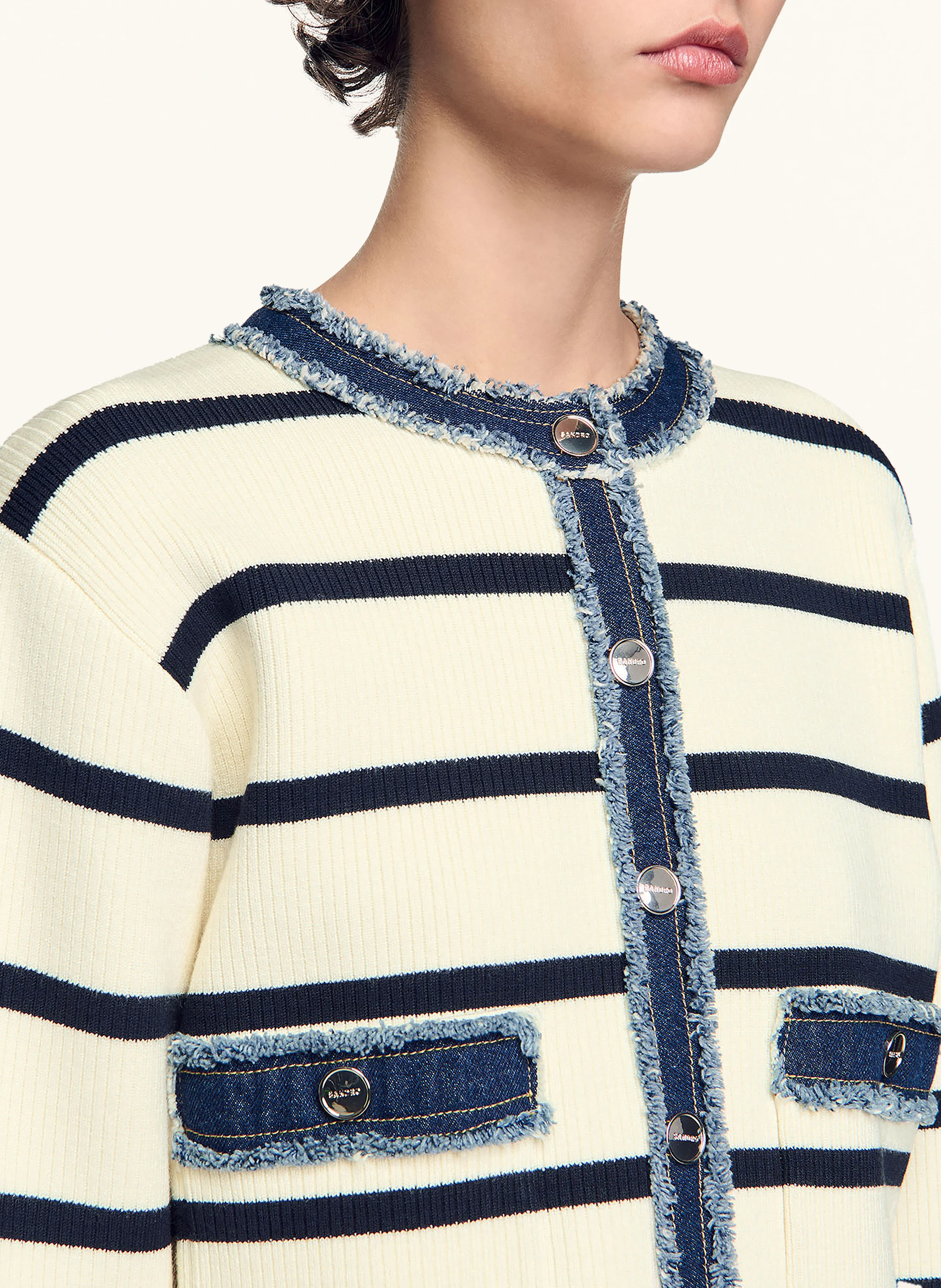 SANDRO Strickjacke