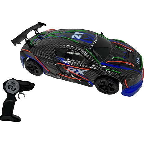 Car Mania fjernstyret racerbil med lys