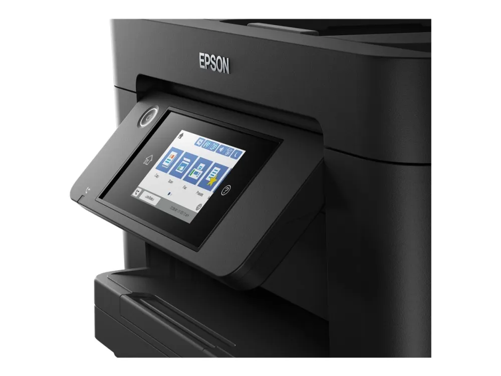 Epson WorkForce Pro WF-4820DWF - Multifunktionsprinter - farve - blækprinter - A4 (210 x 297 mm) (original) - A4/Legal (medie) - op til 25 spm (udskriver) - 250 ark - 33.6 Kbps - USB 2.0, LAN, Wi-Fi(n), USB vært