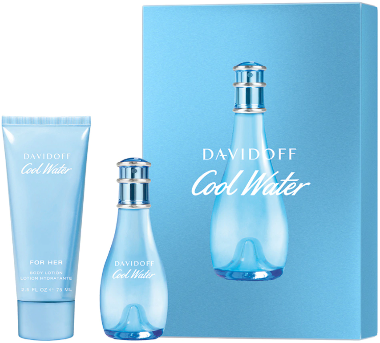 Davidoff Coolwater Dames Geschenkset 30+75 ml