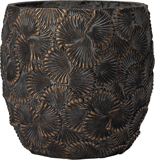 Intratuin bloempot Ivana zwart D 26 H 25 cm