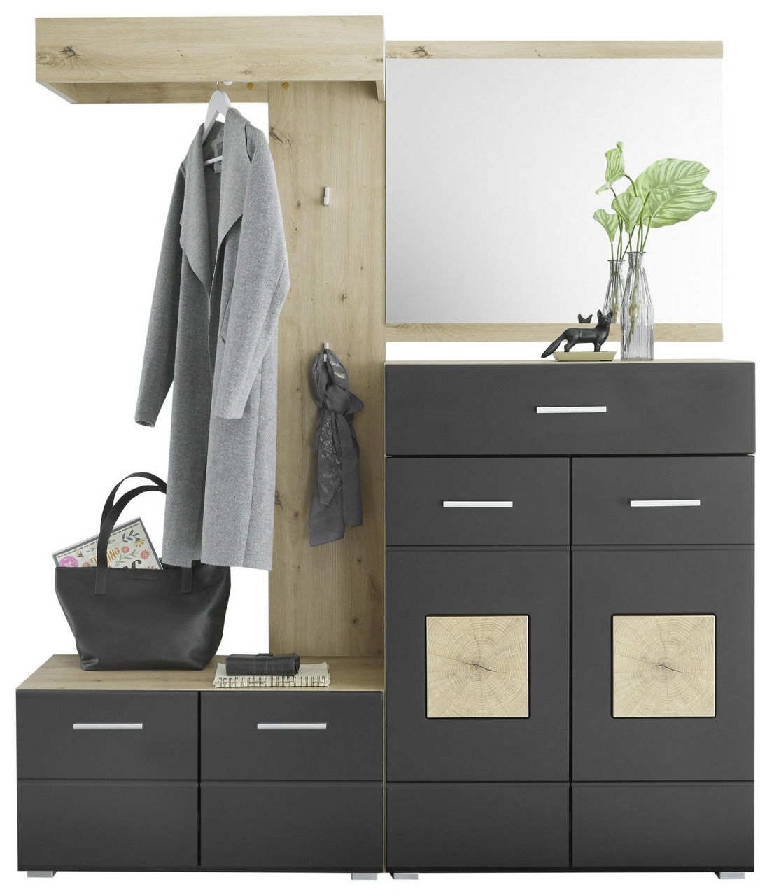 XORA Kompaktgarderobe GEORGIA