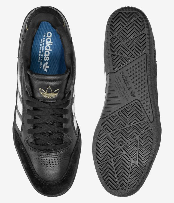 adidas Skateboarding Tyshawn Low Schuh (core black white gold melange II)