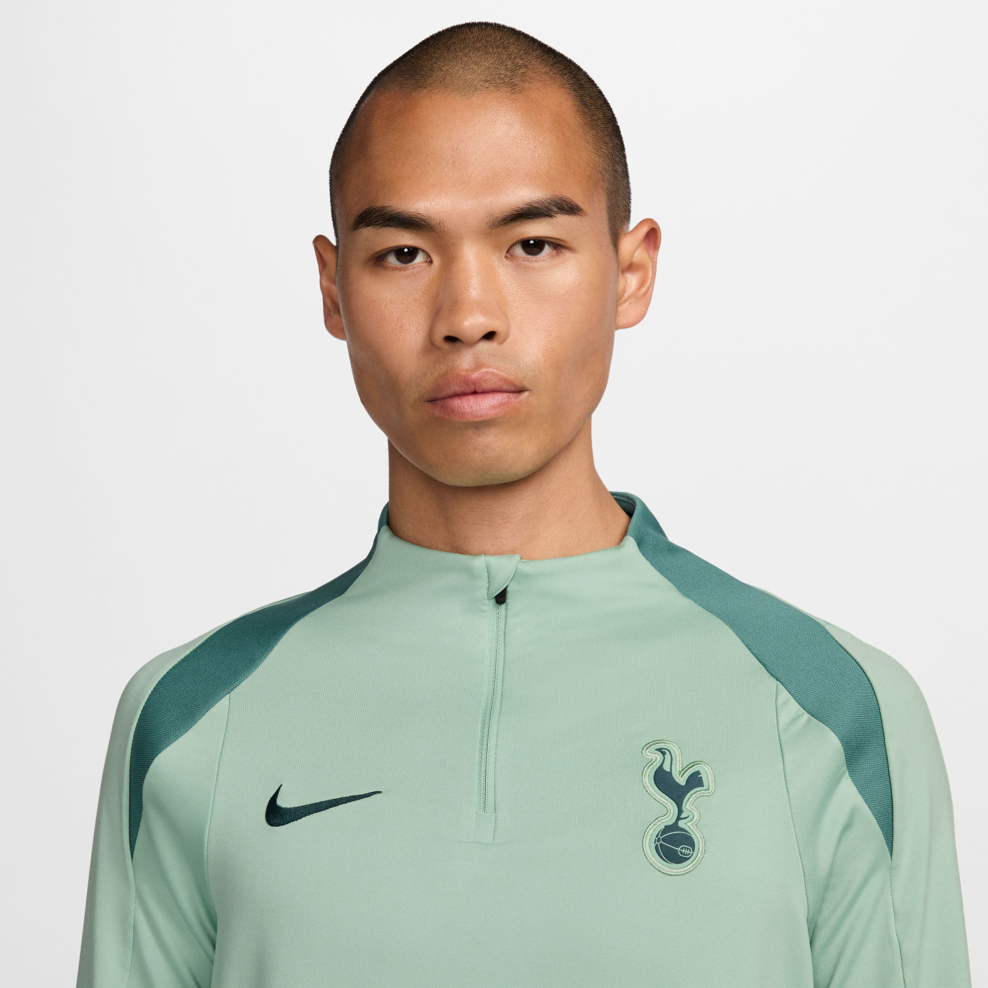 Nike Tottenham Hotspur Strike Trainingstrui 1/4-Zip 2024-2025 Lichtgroen Groen