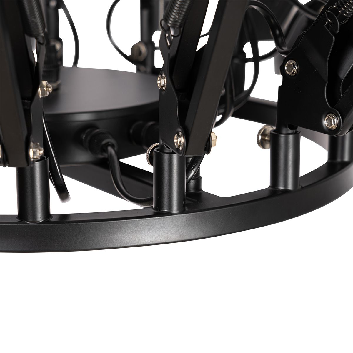 Smart hanglamp zwart 16-lichts verstelbaar incl. 16 Wifi A60 - Hobby Spinne