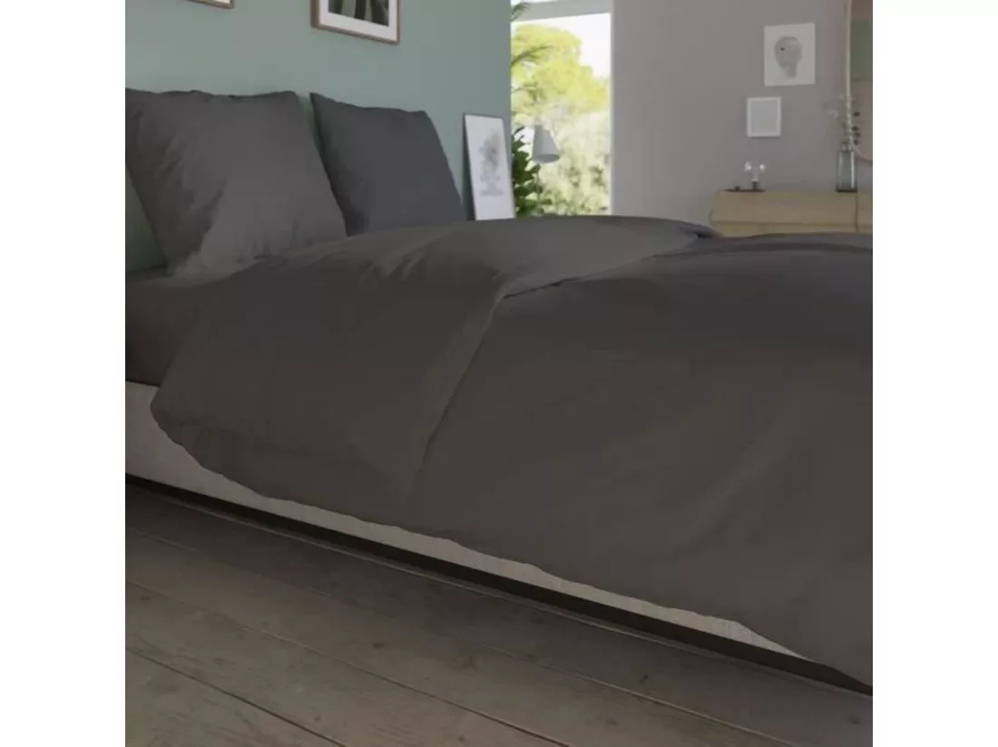 Housse de couette - 140 x 200 cm - Coton - Antibactérien