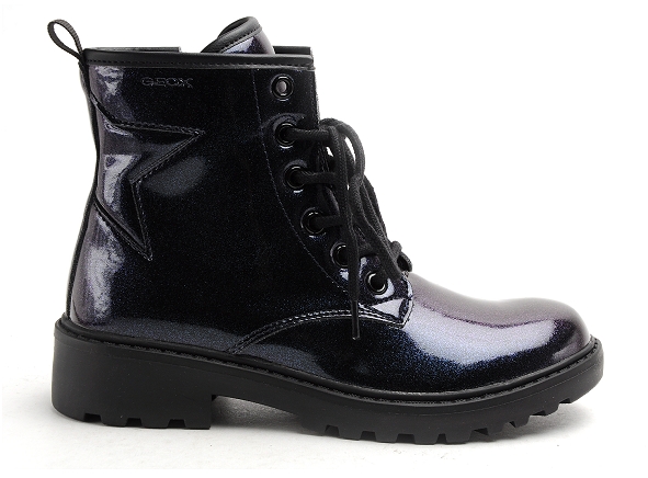 Geox boots bottine enfant jcasey fille j9420g violet