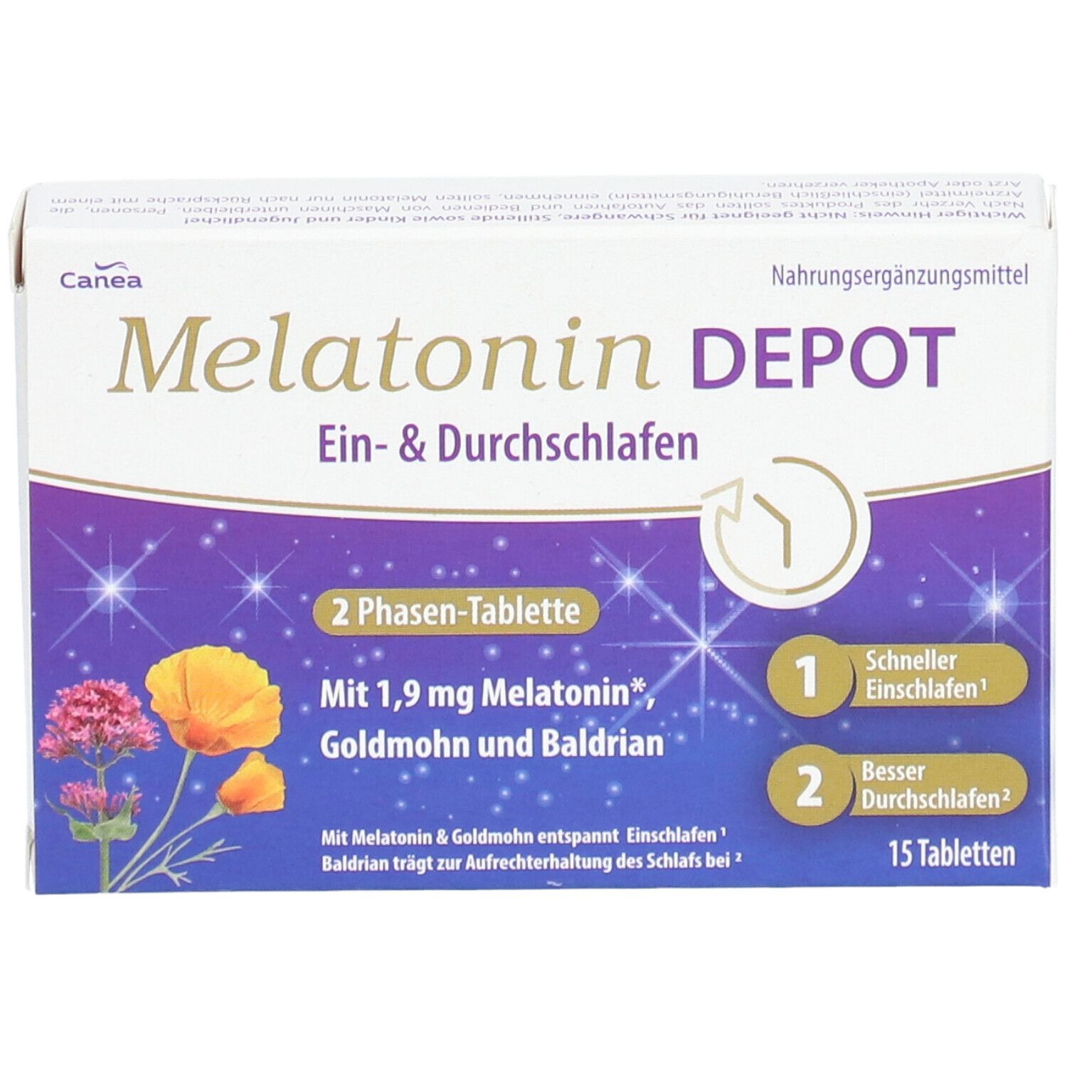 Canea Melatonin Depot Ein- und Durchschlafen